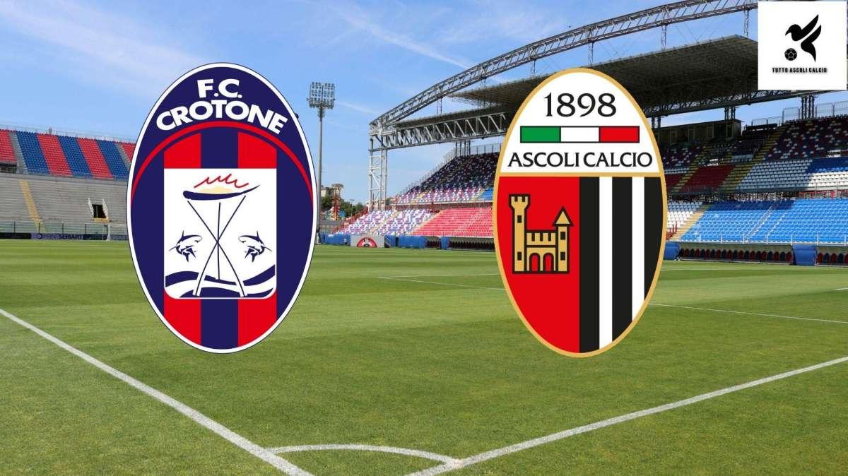 RIVIVI IL LIVE - CROTONE-ASCOLI 2-2: Bidaoui all'ultimo respiro