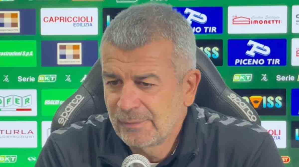 Ascoli-Sampdoria 2-0, Tomei: "Il nostro obiettivo resta sempre la salvezza"
