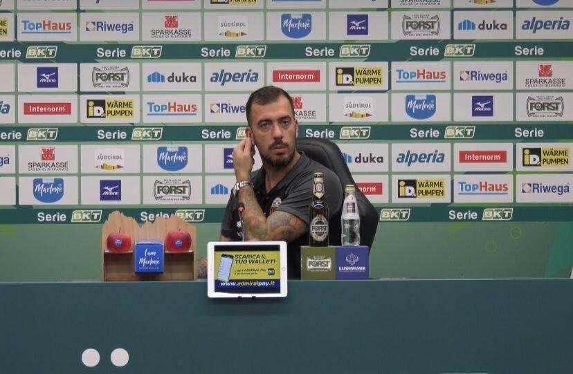 Sudtirol-Ascoli 3-1, Viviano: "Dobbiamo fare un reset, si avverte troppa negatività"
