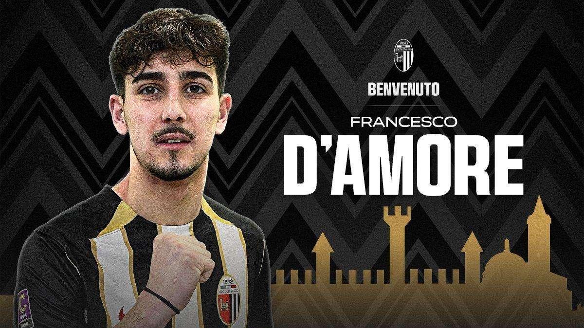 UFFICIALE - Ascoli, preso D’Amore 