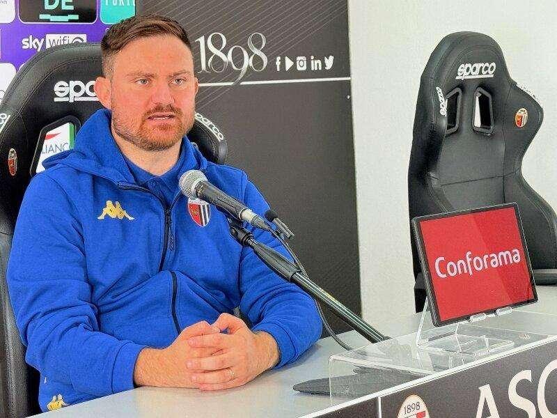 Ascoli-Bra 4-1, Agostinone: "Complimenti alla squadra, siamo una grande famiglia"