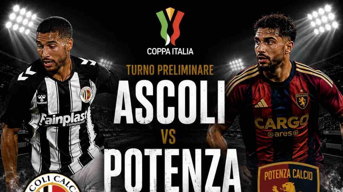 COPPA ITALIA | ASCOLI-POTENZA: LE PROBABILI FORMAZIONI