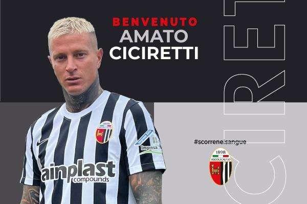 UFFICIALE - Ciciretti è un nuovo giocatore dell'Ascoli 