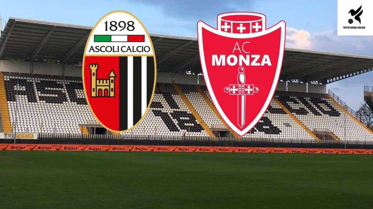 RIVIVI IL LIVE - ASCOLI-MONZA 1-1, Valoti risponde a Sabiri