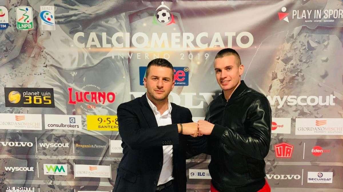Andreoni e l&rsquo;agente Andrenacci