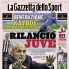 PRIMA PAGINA – La Gazzetta dello Sport: "Rilancio Juve"