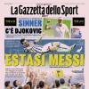 PRIMA PAGINA - Gazzetta dello Sport: "Estasi Messi"