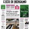 PRIMA PAGINA – L'Eco di Bergamo: "L'Atalanta ad Amsterdam per ripartire"