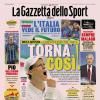 PRIMA PAGINA - Gazzetta dello Sport: "L'Italia vede il futuro"