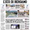 PRIMA PAGINA – L'Eco di Bergamo: "Atalanta, Djimsiti prepara le valigie. Destinazione Arabia"