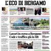 PRIMA PAGINA – L'Eco di Bergamo: "Atalanta-Cagliari: tutte le alternative al posto di Gaetano"