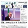 PRIMA PAGINA - Corriere di Bergamo: "Atalanta, verso il Milan con gli uomini contati. Fuori anche Kessie"