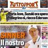PRIMA PAGINA – Tuttosport: "Porta Juve, Suzuki ora spera Pellegrino nì, riecco Ederson"