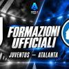 Juventus-Atalanta, le formazioni ufficiali