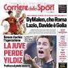 PRIMA PAGINA – Corriere dello Sport: "La Juve perde Yildiz"