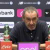 Sarri in conferenza: "Ce la possiamo fare, senza nessun timore. I miei ragazzi? Li vedo pensanti..."