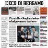 PRIMA PAGINA – L'Eco di Bergamo: "Operazione rilancio per Raspadori Il jolly per Sarri"