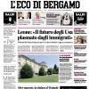 PRIMA PAGINA – L'Eco di Bergamo: "Dea, occhio agli svincolati. Può esserci l'affare come fu Kolasinac"
