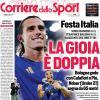 PRIMA PAGINA – Corriere dello Sport: "La gioia è doppia"
