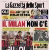 PRIMA PAGINA – La Gazzetta dello Sport: "Il Milan non c'è"