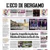 PRIMA PAGINA – L'Eco di Bergamo: "Sarri: «Ho voluto l'Atalanta»"