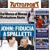 PRIMA PAGINA - Tuttosport: "Dalla proprietà della Juve arriva un segnale forte"