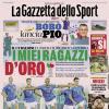 PRIMA PAGINA – La Gazzetta dello Sport: "I miei ragazzi d'oro"