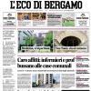 PRIMA PAGINA – L'Eco di Bergamo: "Il test di Zingonia contro il Mantova si conclude 1-1"
