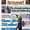 PRIMA PAGINA - Tuttosport: "Elkann, altri 250 milioni per la Juve"