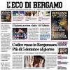 PRIMA PAGINA – L'Eco di Bergamo: "L'Atalanta accelera e batte 1-0 l'Athletic"