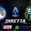 DIRETTA ATALANTA-SASSUOLO Frana Gomme Madone, calcio d'inizio ore 20,45