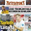 PRIMA PAGINA – Tuttosport: "Hapoel e Rowe, giovedì da Dea"