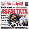 PRIMA PAGINA - Corriere dello Sport: "Asfaltata"