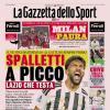PRIMA PAGINA - Gazzetta dello Sport: "Domina l'Atalanta, fa tre gol, rischia il pari"