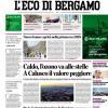 PRIMA PAGINA - L'Eco di Bergamo: "Addio a Baresi, leggenda del Milan e dell'Italia"