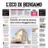 PRIMA PAGINA – L'Eco di Bergamo: "Scamacca stop. Anche l'attacco in emergenza"