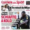 PRIMA PAGINA – Corriere dello Sport: "Atalanta-Sassuolo 2-1"