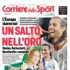 PRIMA PAGINA - Corriere dello Sport: "Un salto nell'oro"