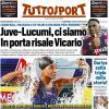 PRIMA PAGINA – Tuttosport: "Juve-Lucumi, ci siamo In porta risale Vicario"