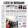 PRIMA PAGINA – L'Eco di Bergamo: "«Innamorato dell'Atalanta»"