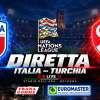 DIRETTA  NATIONS LEAGUE / ITALIA-TURCHIA Frana Gomme Madone, calcio d'inizio ore 20,45