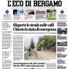PRIMA PAGINA – L'Eco di Bergamo: "Partenza in salita E il calendario non concede tempo"