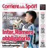 PRIMA PAGINA - Corriere dello Sport: "Inter, Romero obbligatorio"