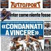 PRIMA PAGINA - Tuttosport: "Inter come niente fosse"