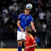 Scalvini, 25 minuti e il gol mancato da due passi: l'unico nerazzurro azzurro in campo