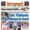PRIMA PAGINA - Tuttosport: "Toh: Vlahovic richiama la Juve"