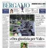 PRIMA PAGINA - Corriere di Bergamo: "La difesa che soffre e le varie soluzioni nei piani di Sarri"