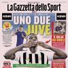 PRIMA PAGINA – La Gazzetta dello Sport: "Uno due Juve"