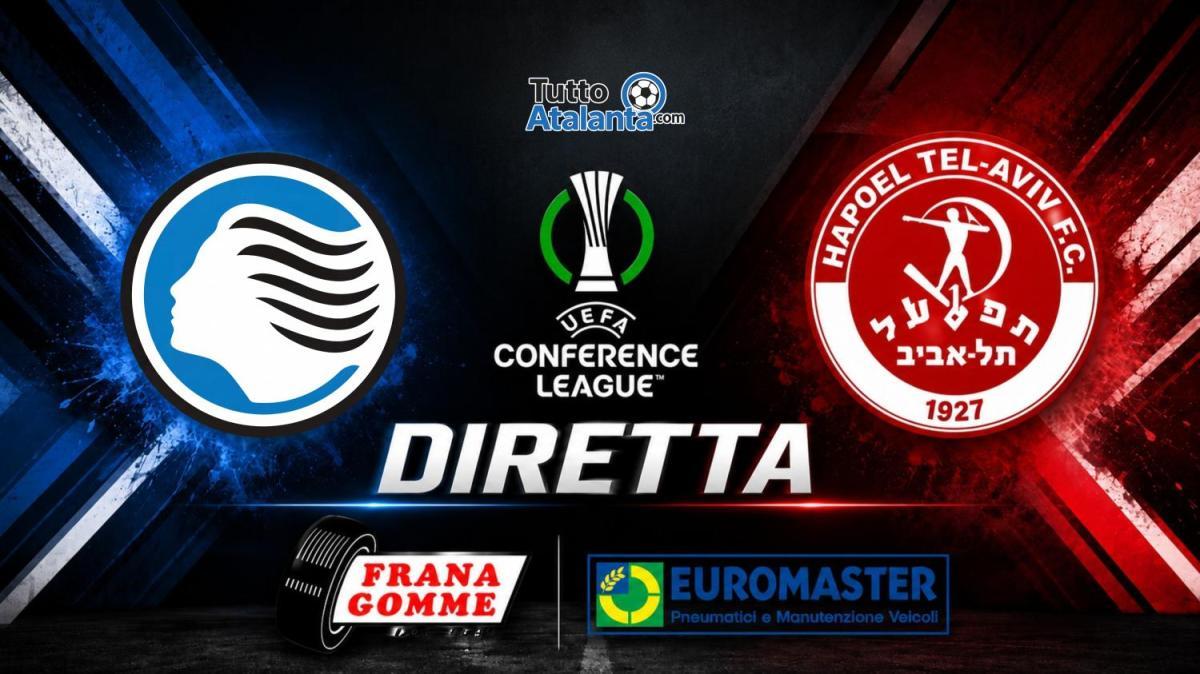 DIRETTA / ATALANTA- HAPOEL TEL-AVIV Frana Gomme Madone, calcio d'inizio ore 20,30