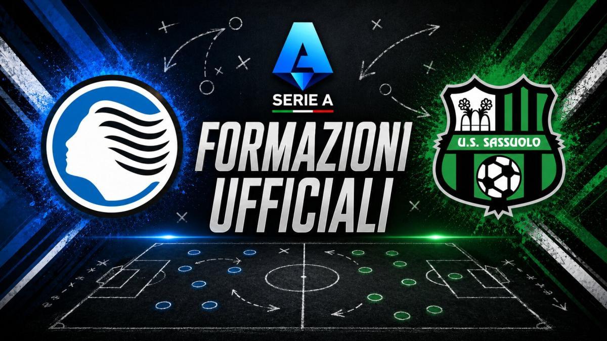 Atalanta-Sassuolo, le formazioni ufficiali